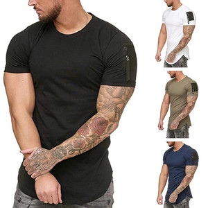 เสื้อยืดผ้าฝ้าย100% สำหรับผู้ชาย,เสื้อยืดธรรมดาพิมพ์โลโก้เองได้เสื้อยืดขนาดใหญ่ผ้าฝ้าย100% - Product Image 4