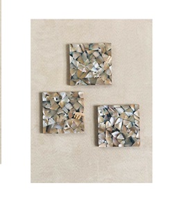 Nacre Incrustation Coaster Mop Shell Incrustation Coaster pour la maison et l'hôtel - Product Image 4