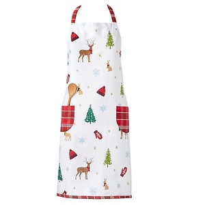 GOTS Certified 100% Organic Cotton 220 GSM Adjustable Straps <b>Waist</b> Pinafore Kitchen <b>Apron</b> Grey Front Packet for Home Cooking - Product Image 4