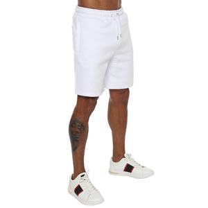 Maazin Sports Men's <b>White</b> Cotton Joggers Fleece <b>Shorts</b> New Casual Workout Sport Pant with Solid Pattern - Product Image 4
