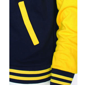 Custom Design High Quality Spring Eco-Friendly Reversible Men's Canvas Stand Collar Varsity <b>Letterman</b> <b>Jackets</b> - Product Image 2