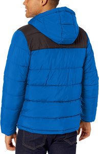 Men's Custom Waterproof Hooded <b>Jacket</b> in Two Colors Polyester & Nylon Regular Length Zipper Closure Nonwoven Model TE-7082 - Product Image 4