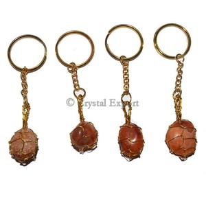 LLavero de envoltura caída de cornalina, suministro de llavero de envoltura de cornalina - Product Image 1