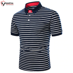 T-shirt polo en coton de haute qualité pour homme avec fermeture à bouton solide Logo personnalisé Impression pratique et écologique pour le tennis et le golf - Product Image 3