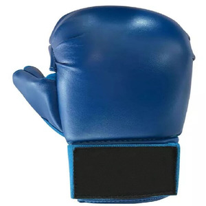 Gants de boxe MMA en cuir PVC de haute qualité Logo personnalisé Demi-doigts Art martial Euiptments - Product Image 3