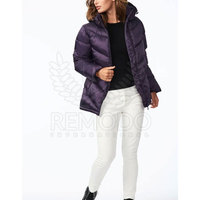 Veste matelassée d'hiver tendance pour femmes, respirante, en coton tissé, rembourrée, coupe classique