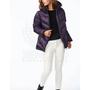 Chaqueta a la moda para mujer, de invierno, brillante - Product Image 3