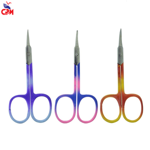 Ciseaux à cuticules multicolores Arrow Point, outil de manucure professionnel en acier inoxydable de précision, qualité salon, soin des ongles - Product Image 2