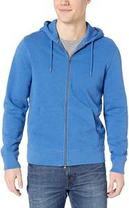 เสื้อฮู้ดซิปหน้าสำหรับผู้ชาย,แบบเต็มตัวไม่มีลาย - Product Image 5