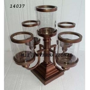 Acabados negros Metal Hierro forjado 3 piezas Portavelas Diseño Fábrica Venta al por mayor Nuevo Portavelas de metal hecho a mano - Product Image 4