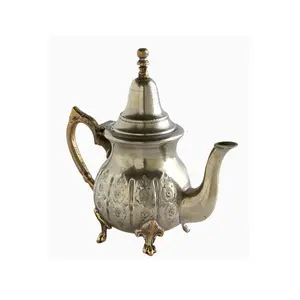 Latest Design Brass Tea Pot Premium Quality Customized Size Shape Tea Pot For Wholesale Supplier