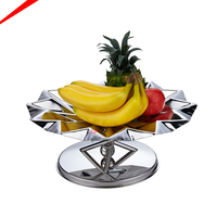 Présentoir de table en acier et métal, pour gâteaux de mariage, plateau en verre, présentoir alimentaire, forme carrée, 1 pièce