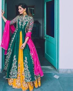 Beautiful-Floor-Length Jacket with Lehenga ---Dress for Party-wear-dress with Beautiful--applique Work for Party/ Wedding =2021 - Product Image 1