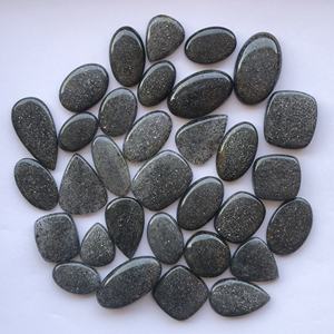 Piedra de Sunstone Negra Natural, Cabujón Liso Suelto, Tamaño Libre, Certificado IGI, Creación de Joyas, Piedras Sueltas al por Mayor - Product Image 4