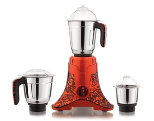 Powerful 550w Heavy Duty Motor Food Processor <b>Mixer</b> <b>Grinder</b> 3 Stainless Steel Jars Mixing Bowl Manufactured India Includes Flow - Product Image 1