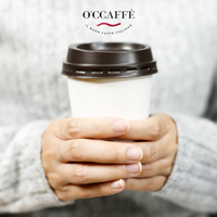    Boîte de capsules compatibles O'ccaffe Lungo en aluminium, 10 capsules dans un carton pour café