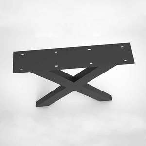 HANkRACk HK-<span class=keywords><strong>TL</strong></span> Gambe di Supporto per Mobili a Forma di <span class=keywords><strong>X</strong></span> in Legno, Piedistallo per Tavolo in Metallo con Rivestimento in Polvere - Product Image 4