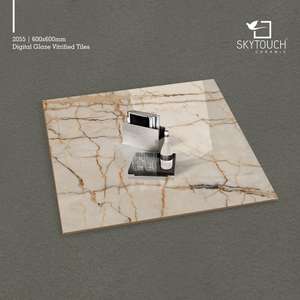 PRIX PLANCHER EN PORCELAINE CONÇU CONÇU EFFICACE et BON PRIX 60X60 PLANCHER CARREAU EN PORCELAINE pour SALON fabricant indien - Product Image 5