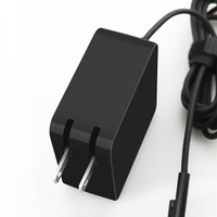 Adaptor AC pengisi daya Laptop 65W 15V 4A, catu daya DC Output baru untuk Microsoft Surface Book 1706 & Surface Pro 6