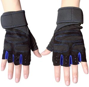 Gants d'entraînement sur mesure avec double paume couche rembourrée soutien-poignet haltérophilie Gym utilisation Super septembre offre en gros - Product Image 6