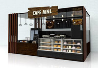 Support à café en bois personnalisé, présentoir pour thé aux bulles, Design de comptoir pour magasin de jus, livraison gratuite