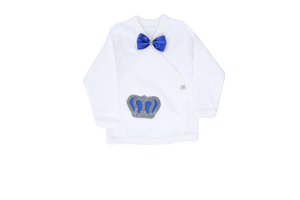 100% tela de punto de algodón personalizado de alta calidad azul marino bebé mameluco conjunto de manga larga de bambú burbuja al por mayor conjunto de 10 piezas para bebés - Product Image 4