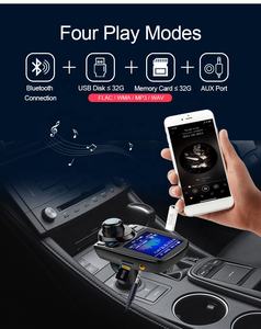 AGETUNR T11D 2023 adaptateur de voiture BT V5.0 modulateur de voiture Bluetooth transmetteur Fm avec Audio Aux lecteur Mp3 de voiture pour disque USB/<span class=keywords><strong>carte</strong></span> <span class=keywords><strong>SD</strong></span> - Product Image 4