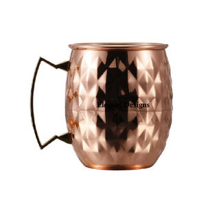 Exporter of Copper Beer <b>Mug</b> Indian Stylish Handmade Luxurious Moscow Mule <b>Mug</b> Hotel Supplies <b>Fancy</b> Copper Beer <b>Mug</b> - Product Image 2