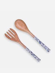 Cutlery Set Wooden Dinning Table and Kitchen Decor Cutlery Wooden <b>Salad</b> <b>Tools</b> Multiple Colored Designs - Product Image 6