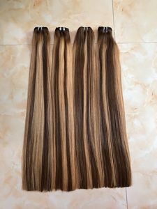 Cheveux bruts vietnamiens les plus vendus de haute qualité Super Double Drawn Piano Color Balayage Hair Highlights - Product Image 4