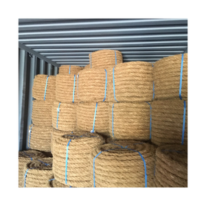Natural Eco Friendly Coconut Coir <b>Fiber</b> Ropes Heavy Strong Coconut <b>Fiber</b> Yarn for Farm - Product Image 1