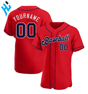 Nouveaux maillots de baseball de luxe maillots de softball personnalisés pour hommes uniformes Slim Fit Atlanta broderie mode ROUGE maillot pour femmes - Product Image 1