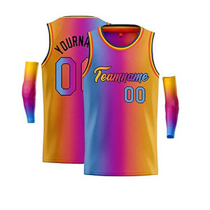 Maillots de basket-ball réversibles respirants imprimés par sublimation, uniformes de basket-ball, uniforme personnalisé en polyester, maillot de basket-ball - Product Image 1