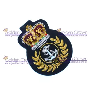 Insigne de casquette à coudre en tissu brodé à la main de haute qualité - Product Image 1