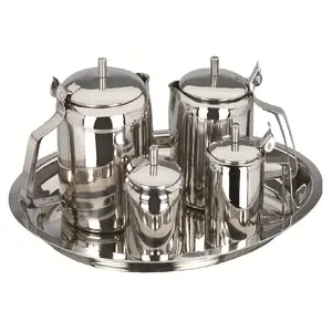 stainless steel coffee tea cup set