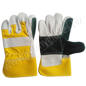 Guantes de Trabajo de Seguridad de Piel de Vacuno 2021, Diseño Antideslizante con Pulgar en Forma de Ala, Opciones de Color Personalizadas, Construcción Duradera - Sunny Gloves - Product Image 2