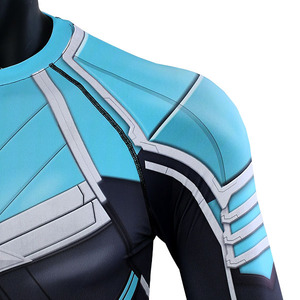 Maillots de compression à manches longues pour hommes Aw Traders HRS-AT-910 entièrement sublimés, en polyester/spandex, unis/secs, pour adultes - Product Image 4