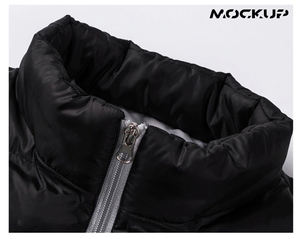 Chaqueta acolchada ecológica de invierno personalizada delgada para exteriores de alta calidad, buena chaqueta cálida de plumón, deportes gaélicos GAA, ropa gaélica GAA - Product Image 6