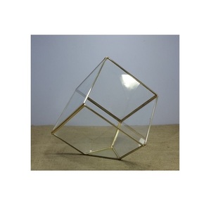 Linterna antigua decorativa de Metal y oro, para decoración del hogar, vela conmemorativa - Product Image 3