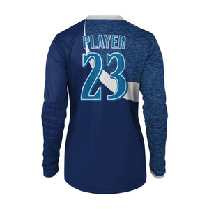 ชุดยูนิฟอร์มผู้รักษาประตูฟุตบอลแบบกำหนดเองพร้อมชุดผู้รักษาประตูสโมสรแบบซับลิเมชั่น ชุดฟุตบอล ชุดยูนิฟอร์มซอคเกอร์ - Product Image 2