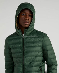 Chaqueta Acolchada para Hombre, Informal, de Invierno, para Exteriores, Juvenil, con Capucha, Transpirable, en Negro, Gris, Blanco y Rojo, Venta al Por Mayor - Product Image 2