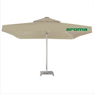 Sombrilla Dorada MTS 400*400/8 Magnum Telescópica, Parasol Moderno de Aluminio para Restaurante, Uso en Exteriores - Product Image 6