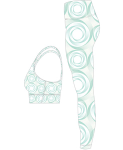 Cocoon Direct Factory Ensemble de yoga deux pièces pour femmes Leggings légers de grande taille et vêtements de sport Vêtements de sport de fitness bon marché - Product Image 6