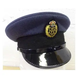 英国专业护顶帽和徽章皇家支付团蓝色礼仪护顶帽