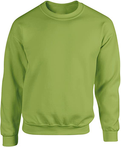 Sweat-shirt uni en molleton 100 % coton, col rond, respirant, anti-plis, doublé, tricoté, grande taille, de Direct Factory - Product Image 3