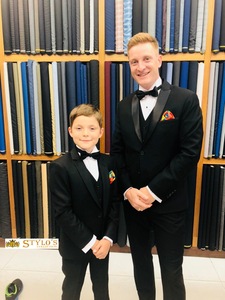 Trajes de negocios informales ajustados a medida para caballeros de talla grande, tela de lana transpirable antiarrugas para las cuatro estaciones - Product Image 2