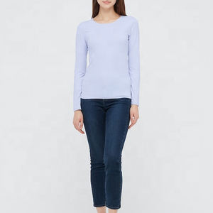 High quality lady blank gym sport plain cotton custom women t <b>shirt</b> - Product Image 4