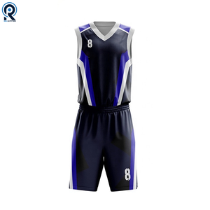 Uniformes de basket-ball pour adultes, design haut de gamme personnalisé 2024, dernière tendance, respirants, grandes tailles, 100% polyester, vente en gros - Product Image 5