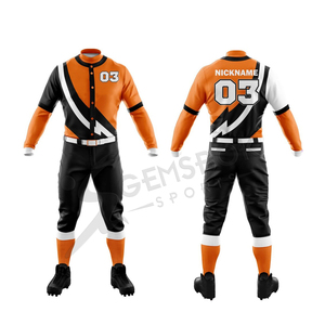 ชุดกีฬาเบสบอลแห้งเร็วปรับแต่งได้ชุดเครื่องแบบพิมพ์ซับลิเมตดีไซน์ใหม่ - Product Image 2