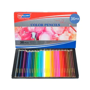 ชุดดินสอสี36ชิ้น,ดินสอสีน้ำมันอุปกรณ์เครื่องเขียนสำหรับนักเรียนโรงเรียน